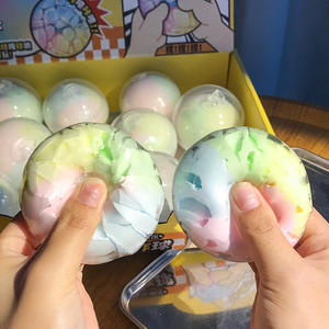 ASMR Crackle Mud Stress Ball, Handmade Waxy Bursting <b>Slime</b> Sensory <b>Toy</b>, Unique Crispy Texture Fidget Ball for Anxiety Relief - Product Image 4