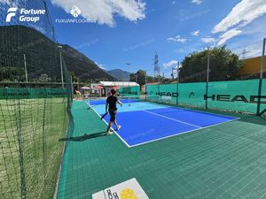 Modular xách tay sân sau <span class=keywords><strong>PP</strong></span> lồng vào nhau sàn gạch cho pickleball tòa thể thao sàn sàn ngoài trời cho pickleball Tòa - Product Image 6