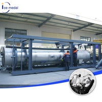 Machine à glace en tubes à ammoniac Icemedal 50-100 tonnes par jour pour grande usine de glace, entièrement automatique, industrielle, Maquina De Hielo