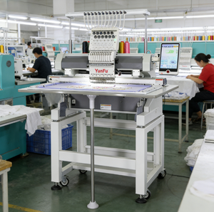 เครื่องปักผ้าอุตสาหกรรม BL-1201E YunFu 12 เข็ม พื้นที่ทำงานขนาดใหญ่ 500x800 มม. - Product Image 1