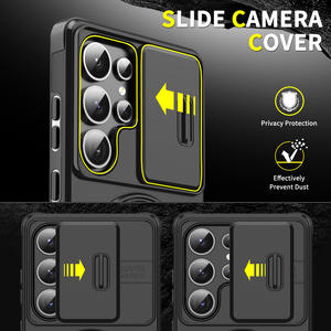 Funda para Teléfono Samsung S26 Ultra con Soporte Magnético, Éxito de Ventas Transfronterizo, Funda Protectora Antigolpes con Ventana Deslizante para S25 - Product Image 4