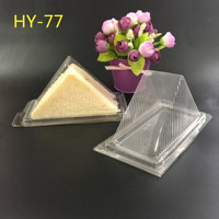 Prêt à expédier pas cher en plastique transparent BOPS à clapet boîte d'emballage en plastique de fruits conteneur de fruits boulangerie thermoformage emballage