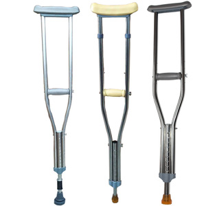 Stainless Steel Underarm Crutches Adjustable Anti Slip For Elderly And Disabled Adults Rehabilitation Equipment - Product Image 5