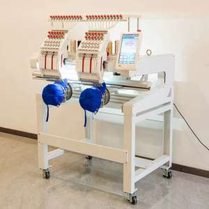 Máquina de Bordar <span class=keywords><strong>Usada</strong></span> de 2 Cabezales Similar a Zsk <span class=keywords><strong>Tajima</strong></span>, Fabricada en China, Alta Calidad/Máquina de Coser/Máquina de Bordar Computarizada - Product Image 2