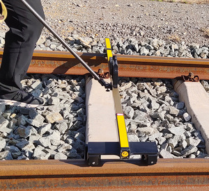 Outil de mesure numérique de rails, jauge de rail portable pour la mesure des voies ferrées - Product Image 4