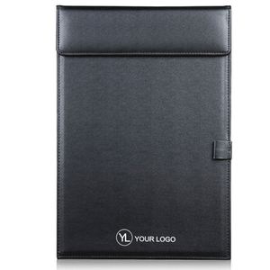 Custom Logo Office Document Folder A4 PU Leather <b>Clipboard</b> with Pen Holder for Corporate Meeting - Product Image 1