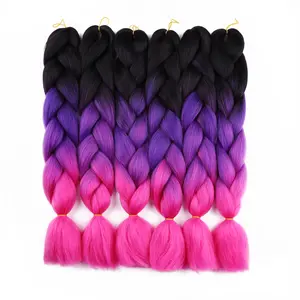 locomotoras y trenzas Suppliers-Extension Colored Chemical Fiber goddess faux locs braids and weave wholesale brazilian hair braided wigs
