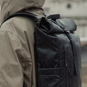 Mochila Impermeable Enrollable Personalizada Unisex para Exteriores, Bolsa de Lona Oxford Informal, Mochila de Poliéster 600D - Product Image 3