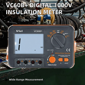 <span class=keywords><strong>Vici</strong></span> VC60B+ Medidor de Aislamiento Digital de 1000V DC/AC 750V 2000M (4.0%+2) Precisión >2M - Product Image 2