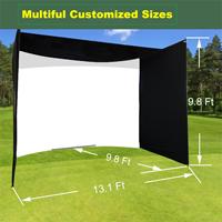 Pantalla de Proyección Duradera y Silenciosa de Malla 3D de Tejido Denso, Bajo Ruido, para Entrenamiento de Golf en Interiores, Simuladores, Tamaño Personalizado