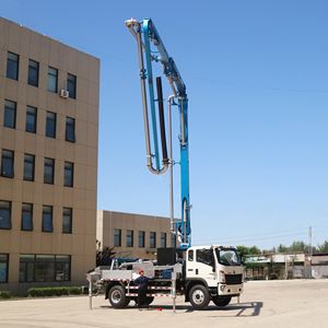 Pompe à béton miniature JIUHE 25m 30m, camion pompe à béton à flèche, camion pompe à béton à flèche avec un bon prix à vendre - Product Image 5