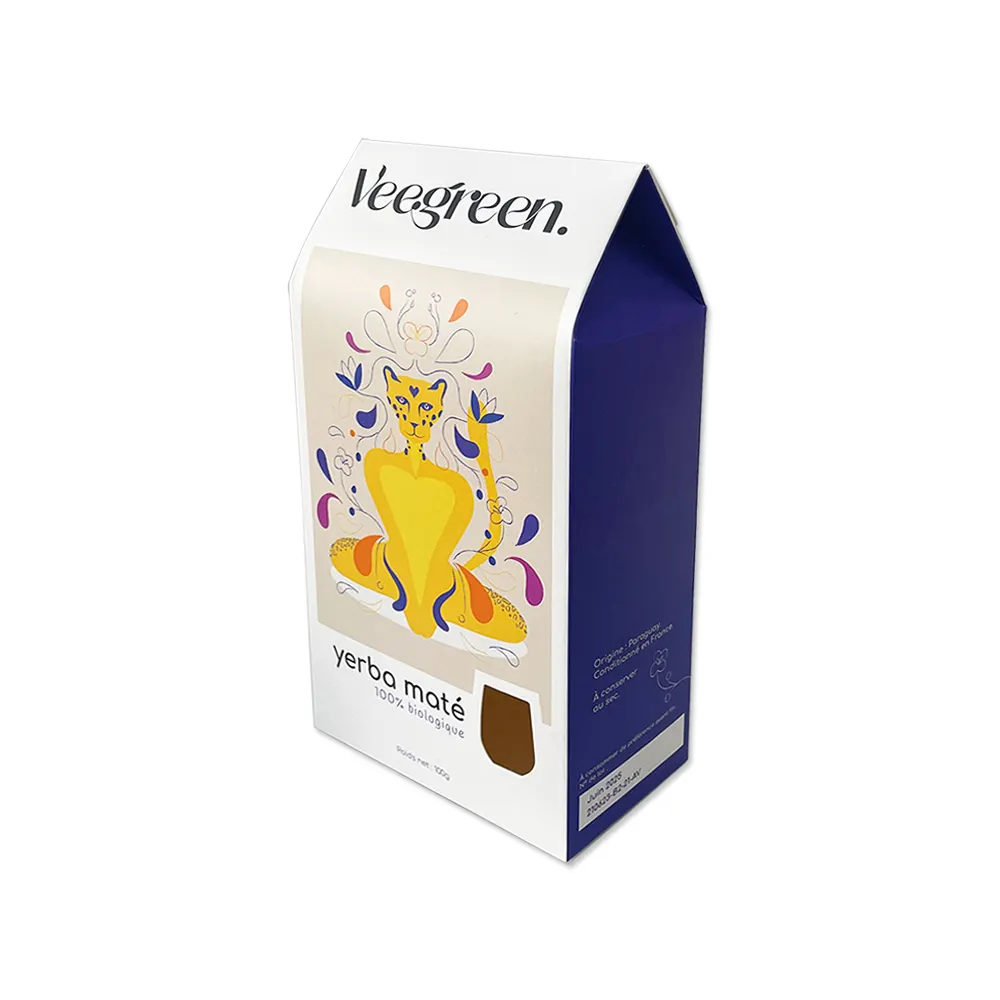 Tùy chỉnh rỗng trà đóng gói Hộp tổ chức rỗng carton hương vị hoa trà gói hộp cho Teabags