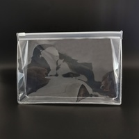 Sac à fermeture éclair Transparent en plastique PVC pour sous-vêtements