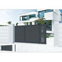 Gerbang Geser Aluminium Tahan Cuaca, Tahan Lama, dan Mewah untuk Pengembangan Properti Hunian