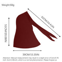 Voile musulman en coton respirant et très résistant, avec sangle élastique réglable multicolore – Vente en gros