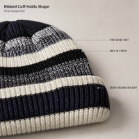 Bonnet tricoté à revers à motif à carreaux et rayures, avec logo personnalisé, style dessin animé, en acrylique, pour l'hiver, fabricant OEM, marque privée, fournisseur en gros