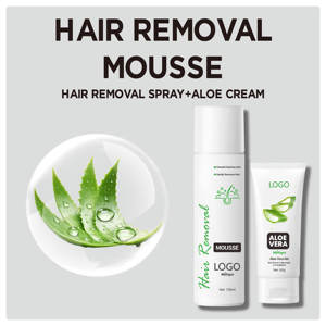 Crème et Spray Dépilatoire Personnalisables 60g & 150ml – Hydratant à l'Aloès, à base d'Extrait Naturel d'Aloe Vera - Product Image 3