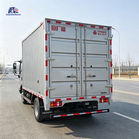 Camion léger d'occasion Sinotruk HOWO 140HP à plateau compact 4x2 Diesel pour livraison et logistique urbaine en Asie du Sud-Est