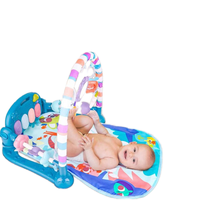 Tapis de jeu musical et éducatif pour bébé 6M+ avec piano lumineux et tapis d'exercice souple, épaisseur 2cm