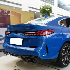 배기 팁이있는 2 시리즈 F44 M235i 스퀘어 리어 디퓨저 ABS 광택 블랙 리어 립 - Product Image 2