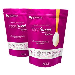 Bolsas de plástico con cierre de cremallera para embalaje de alimentos, bolsas de plástico con estampado personalizado, embalaje de sal para mesa de 500g, con cremallera - Product Image 6