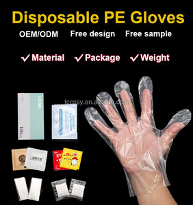 Bán sỉ chất lượng cao Găng tay dùng một lần cá nhân đóng gói bảo vệ polyethylene HDPE <span class=keywords><strong>LDPE</strong></span> găng tay - Product Image 2