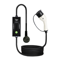Bornes de recharge pour voitures électriques standard européennes 3,5 kW 7 kW Type 2 vers Type 2 Station de recharge portable Câble de recharge pour véhicules électriques