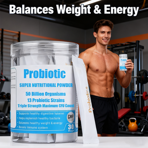 Superfood Probióticos a base de plantas Pérdida de peso Prebiótico orgánico y mezcla de probióticos Suplemento de fibra y enzima en polvo - Product Image 5