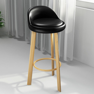 <span class=keywords><strong>Chaise</strong></span> <span class=keywords><strong>de</strong></span> <span class=keywords><strong>bar</strong></span> pivotante minimaliste nordique à succès <span class=keywords><strong>avec</strong></span> coussin <span class=keywords><strong>en</strong></span> <span class=keywords><strong>tissu</strong></span> doux et pieds <span class=keywords><strong>en</strong></span> bois pour café et mobilier <span class=keywords><strong>de</strong></span> maison - Product Image 3