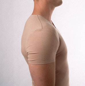 T-shirt termica in cotone 100% da <span class=keywords><strong>uomo</strong></span> traspirante, Anti-batterico, resistente e sostenibile su misura senza cuciture - Product Image 2