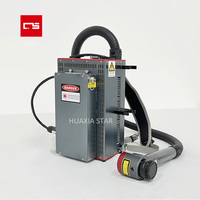 Mochila portátil de refrigeración por aire, máquina de limpieza y descalcificación con láser pulsado de 50W, eliminador de óxido de tubo cuadrado