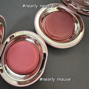 Fard à joues compact végétalien en gros, maquillage cosmétique <span class=keywords><strong>rare</strong></span>, fini mat naturel éclatant, crème <span class=keywords><strong>blush</strong></span> format voyage de poche - Product Image 2