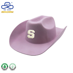 Sombrero de Vaquero de Ala Ancha de Fieltro de Lana de Primera Calidad, Personalizado con Logotipo, Estilo Vintage, para Hombre y Mujer, Venta al Por Mayor - Product Image 3