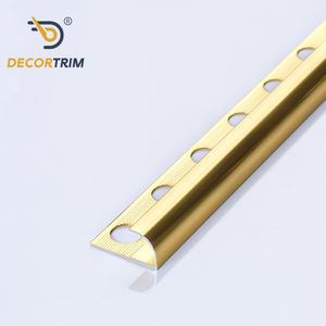 DECORTRIM Bandes <span class=keywords><strong>de</strong></span> finition pour <span class=keywords><strong>carrelage</strong></span> en céramique, <span class=keywords><strong>profilé</strong></span> d'angle en aluminium pour <span class=keywords><strong>carrelage</strong></span>, garniture <span class=keywords><strong>de</strong></span> coin quart <span class=keywords><strong>de</strong></span> cercle pour la décoration des bords <span class=keywords><strong>de</strong></span> sol - Product Image 1