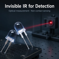 Diode LED infrarouge 1650-4000nm 5mm/8mm F5/F8/F10 Diode électroluminescente infrarouge