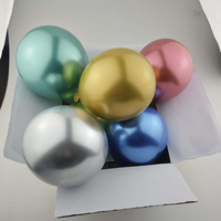 Ballons en latex chromé gonflables écologiques de 5 pouces pour la décoration de fête d'enfants