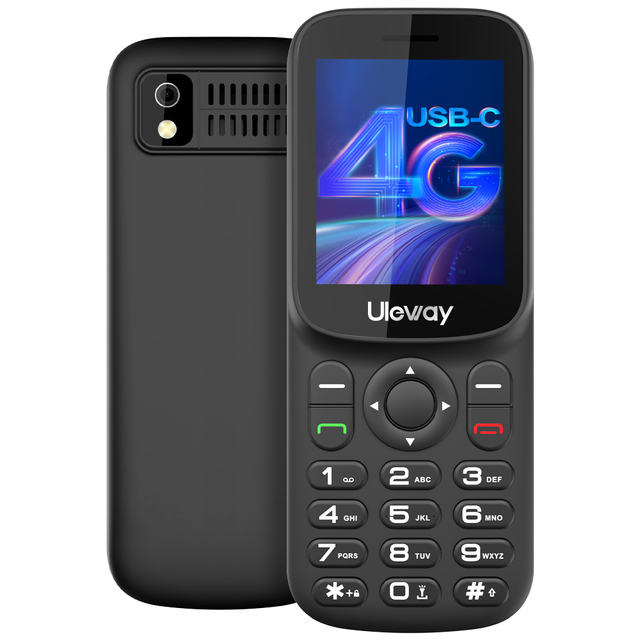 Cheap LTE Dual SIM Card Seniors Phone with 1.77 LCD Spanish/German Languages Unlocked Manufactured in China