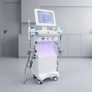 Nouvelle Arrivée 2026 : Appareil Hydra Microdermabrasion Haute Fréquence Jet Peel Oxygène avec 14 Poignées en Acier Inoxydable pour la Réduction des Pores - Product Image 1