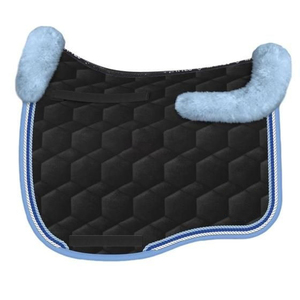<span class=keywords><strong>Tapis</strong></span> <span class=keywords><strong>de</strong></span> <span class=keywords><strong>selle</strong></span> en velours <span class=keywords><strong>de</strong></span> luxe pour dressage, saut d'obstacles et équitation, confortable et respirant avec doublure en tissu - Product Image 1