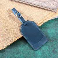 Vente en gros de haute qualité de luxe Saffiano en cuir véritable étiquette de bagage de voyage à la mode vente chaude logo personnalisé lettre motif