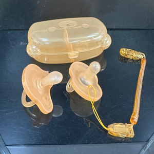 Sucette pour bébé avec dispositif <span class=keywords><strong>de</strong></span> <span class=keywords><strong>dentition</strong></span>, outil d'alimentation pour bébé en silicone souple portable, sucette pour apaiser - Product Image 5