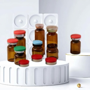 Flacons en verre stériles moulés transparents de 5ml 7ml 8ml 10ml 15ml 20ml 30ml 50ml <span class=keywords><strong>pour</strong></span> antibiotiques - Product Image 3