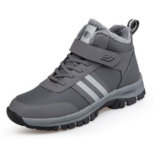 <span class=keywords><strong>Botas</strong></span> de Nieve para Hombre y <span class=keywords><strong>Mujer</strong></span>, <span class=keywords><strong>Botas</strong></span> de Trabajo, <span class=keywords><strong>Botas</strong></span> de Seguridad, Forro Polar Grueso, <span class=keywords><strong>Botas</strong></span> de Senderismo, <span class=keywords><strong>Botas</strong></span> de Cuero PU con Cierre de Velcro - Product Image 3