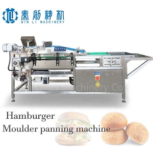 2024 Máquina formadora de bolas de masa de hamburguesa comercial Industrial Máquina para hacer bollos de masa congelada Línea de producción de bollos de hamburguesa - Product Image 4
