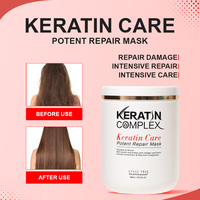 Kit de Soins Capillaires au Gel de Kératine Complexe Marque Blanche – Shampoing et Après-Shampoing Rafraîchissants pour Cheveux Frisés