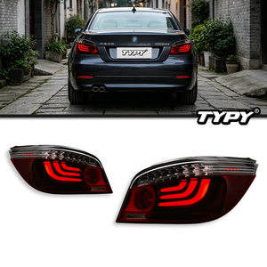 Conjuntos de luces traseras TYPY para BMW Serie 5 E60 2005-2010, luces traseras LED, luces de reversa y luces direccionales secuenciales - Product Image 1