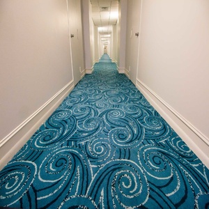 Moquette de luxe haut de gamme pour hôtel 5 étoiles, style château, géométrique, pour couloir et projets hôteliers - Product Image 4