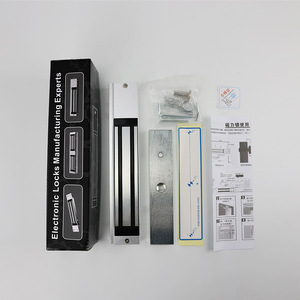 Electromagnetic Lock 280kg Aluminum Alloy Dc 12V For Glass Wooden Fire Doors Signal Function - Product Image 1