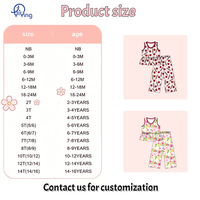 Ensemble d'été pour filles Yiying, haut sans manches et pantalon long, ensemble 2 pièces, tenues en tissu confortable, vêtements pour filles