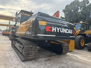 Excavadora de cadenas Hyundai 305LC-9T amarilla, excavadora hidráulica para construcción, máquina de servicio pesado - Product Image 4